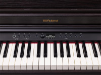 Roland RP701 DR Piano Electrónico Vertical em Castanho Escuro Acetinado Roland RP701 DR Piano Electrónico Vertical em Castanho Escuro Acetinado